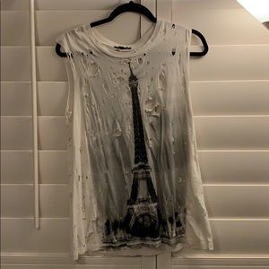 Destroyed tank top